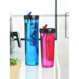 SCL Steelo Pink Plastic Sipper Infuser Bottle (700 ml)-picture-34
