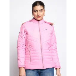 SCOLLER Women Hooded Solid Casual Parka Jacket-picture-35