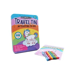 SCOOBIES Kids Unicorn Travel Tin Magical On-the-Go Activity Kit-picture-36
