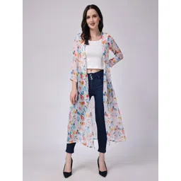 SCORPIUS Floral Printed Open Front Longline Shrug-picture-32