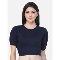 SCORPIUS Puff Sleeve Crop Top-picture-33
