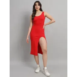 Scorpius Red Midi Bodycon Dress-picture-40