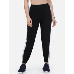 SCORPIUS Women Black Solid Slim-Fit Joggers-picture-10