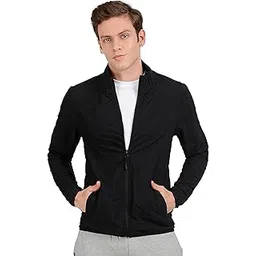 scott international Men's Micropolyester Dryfit Lightweight Regular Fit Windcheater Biker Jacket, Black 2XL-picture-16