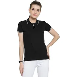 scott international Women's Polo T-Shirt (1.1_lsp18_M_Black_Medium)-picture-21