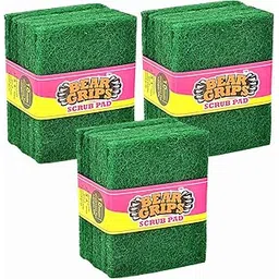 Scrub pad for Utensils Cleaning in Kitchen Long Lasting Stain Removal Scrubber - Pack of 21-picture-32