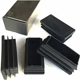 Scuba Rectangular Plastic End Cap for for Chair, Table Plastic caps Pipe Tube End Cap (40x80 mm) (1.5x3 Inch) (5 Piece) Pack of 1. Pipe ID Should be Fits in above (34mm+ x 74mm+) INNER SIDE-picture-19