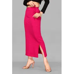 SCUBE DESIGNS Slim Saree Shapewear Petticoat Pink (XL) Lycra Blend Petticoat-picture-16