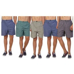 sd fashions Pack of 5 Checkered Men Boxer-picture-19