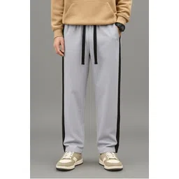 sde Men Striped Black, Grey Track Pants-picture-24