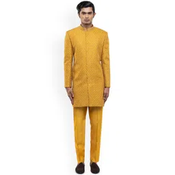 SDS By Kushal Shah Embroidered Sherwani Set-picture-19