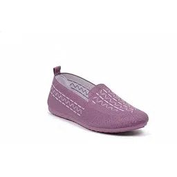 SEABA Women's Casual Slip-on Loafers, Brown Canvas with Embroidered Pattern, Comfortable Walking Shoes-picture-10