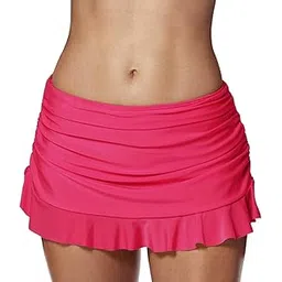 seagoo Swim Skirt Bottoms for Women Bikini Skirted Slimming Chlorine Resistant Swimwear-picture-28