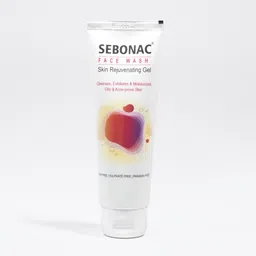 sebonac for Oily and Acne prone skin | Glycolic Acid, Aloe Vera, Vitamin E | Natural Biodegrable Surfactants | Soap Free | Paraben Free | Sulphate Free | Skin Rejuvinating Gel Cleanser Face Wash-picture-20