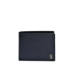 Second SKIN Men Black Solid Two Fold Genuine Leather Wallet-picture-21