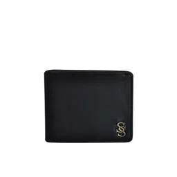 Second SKIN Men Black Textured Leather Two Fold Wallet-picture-28