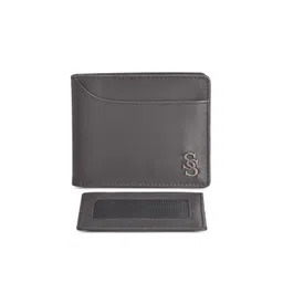 Second SKIN Men Brown Solid Two-Fold Genuine Leather Wallet-picture-48