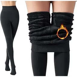 secret admirer Winter Warm Thermal Fleece Lined Thick Tights Women Slim Fit Leggings Pants Waist Size : 26 to 34 Inch Stretchable-picture-51