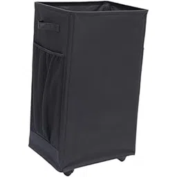 SECRET DESIRE Creations Laundry Basket 84 L with Wheels Yoga Storage Basket for Bathroom Dorm Travel Black|Home Decor|Figurines-picture-12
