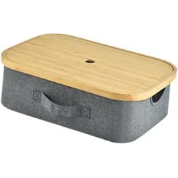 SECRET DESIRE Creations Laundry Basket Folding Space Saving Washing Basket for Bedroom Hotel Nursery Gray|Home Decor|Figurines-picture-30