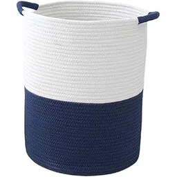 SECRET DESIRE Creations Laundry Basket Lightweight Clothes Hamper for Organizing Blankets Craft Room Blue|Home Decor|Figurines-picture-35