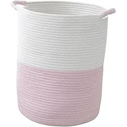SECRET DESIRE Creations Laundry Basket Lightweight Clothes Hamper for Organizing Blankets Craft Room Pink|Home Decor|Figurines-picture-37