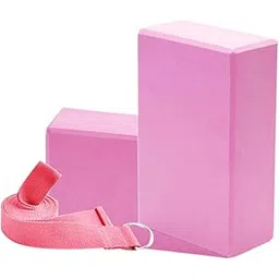 SECRET DESIRE Creations Yoga Brick Non Slip Portable Yoga Block for Body Building Pilates Stretching Pink-picture-19