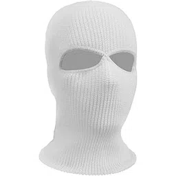 secret desire 2/3-Hole Knitted Full Face Cover Ski Mask Winter Beanie Hat White 2 Hole-picture-45