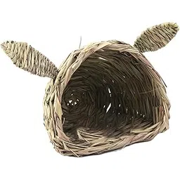 SECRET DESIRE Bunny Grass Tunnel Chew Toy Hay Bed for Small Animals Hamster Play and Sleep-picture-10