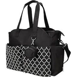 SECRET DESIRE Multifunctional Baby Diaper Mummy Changing Bag Handbag for Diaper Keys Phone Black|Organizers & Nets-picture-32
