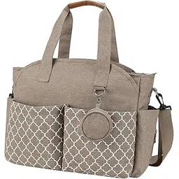 SECRET DESIRE Multifunctional Baby Diaper Mummy Changing Bag Handbag for Diaper Keys Phone Khaki|Organizers & Nets-picture-47