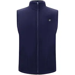 secret desire Usb Heated Vest Fleece Lightweight Charging Heating Vest Dark Blue Xxl-picture-26
