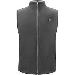 secret desire Usb Heated Vest Fleece Lightweight Charging Heating Vest Gray Xl-picture-41