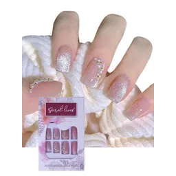 Secret Lives 24 Pieces Cat's Eye 3D Pearl Fake Nails-picture-30