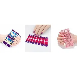 Secret Lives® Nail Sticker Set - Quick & Easy Salon-Quality Manicures! Includes: Nail File, prep pad, & Cuticle Stick. Pack of 3 Stickers-picture-10