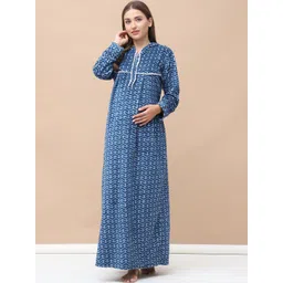 Secret Wish Printed Maxi Nightdress-picture-20