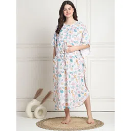 Secret Wish Printed Maxi Nightdress-picture-39