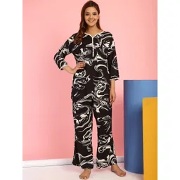 Secret Wish Women Printed Night suit-picture-39