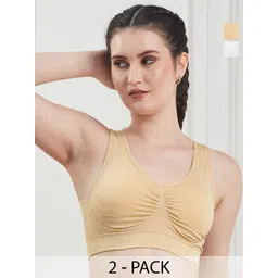 SECRETS BY ZEROKAATA Assorted Pack of 2 Lightly Padded Everyday Bra For Women image 1