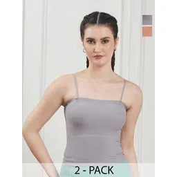 SECRETS BY ZEROKAATA Pack of 2 Assorted Lightly Padded Sports Bra-picture-30