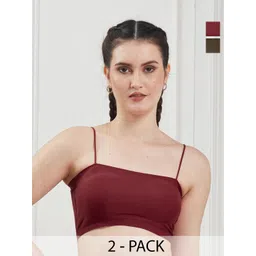 SECRETS BY ZEROKAATA Pack of 2 Assorted Lightly Padded Sports Bra-picture-31