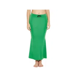 Secrets By Zerokaata Women Solid Mermaid Fit Saree Petticoat - Green-picture-24