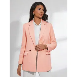 sector z Women Solid Mandarin Formal Blazer-picture-21