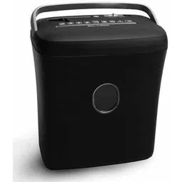 Security Store Black Paper Shredder 10 Sheets with CD and Credit Card Cutter Cross Cut Shred Type with 21 Litre Waste Bin Paper Trimmer-picture-18