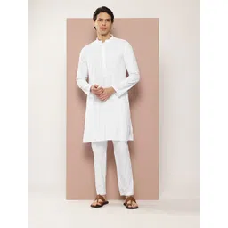 See Designs Men Embroidered Chikankari Kurta with Pyjamas-picture-30