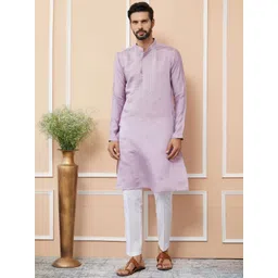 See Designs Men Floral Embroidered Regular Kurta with Pyjamas-picture-39