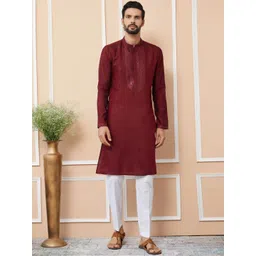 See Designs Men Thread Work Kurta-picture-38