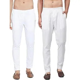 see designs Men White Solid Pure Cotton Men's Pyjama (Pack of 2)_SDCBPJ158XXL-picture-46