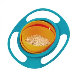 see inside Plastic Pasta Bowl Portable Non Spill Feeding Toddler Gyro-picture-28