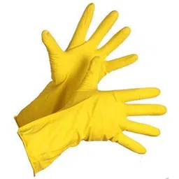 seebuy Reusable Rubber Stretchable Hand Gloves for Washing Cleaning (Large, Yellow) Gardening Shoulder Glove-picture-25